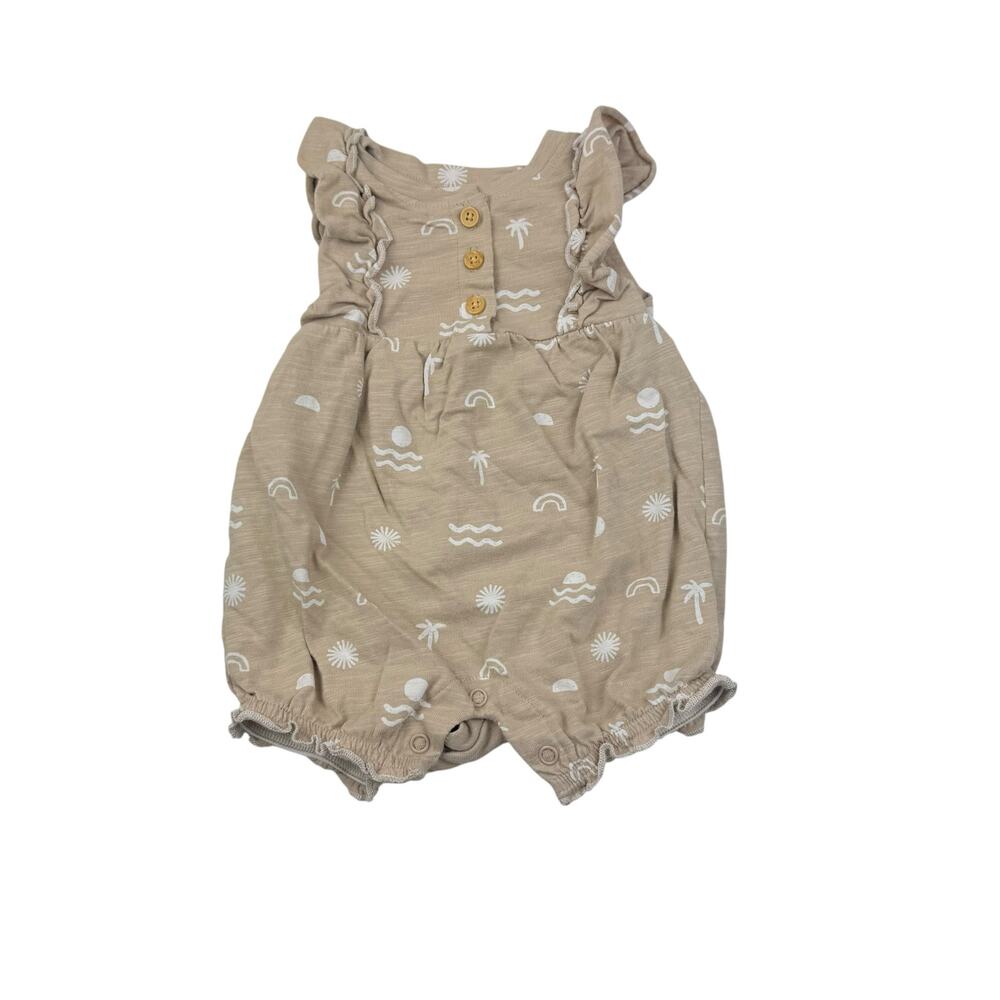 Little Co. Organic Tank Romper, 0/3m